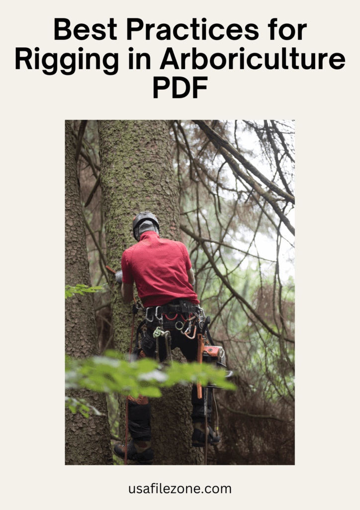 Best Practices for Rigging in Arboriculture PDF Preview