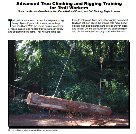 Advanced Tree Rigging Techniques PDF Preview