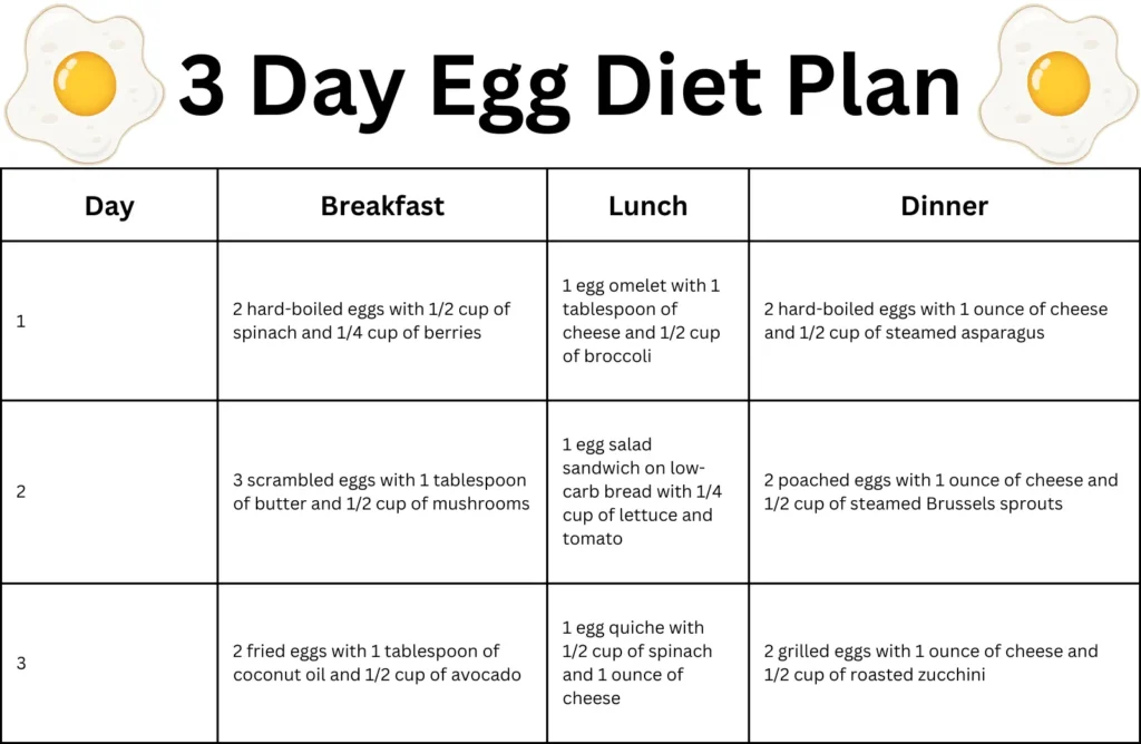 28 Day Egg Diet Plan Pdf South Africa